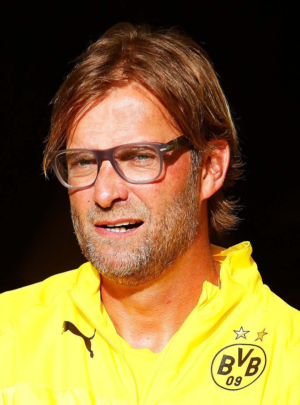 Jürgen Klopp as coach of Borussia Dortmund, August 2014.